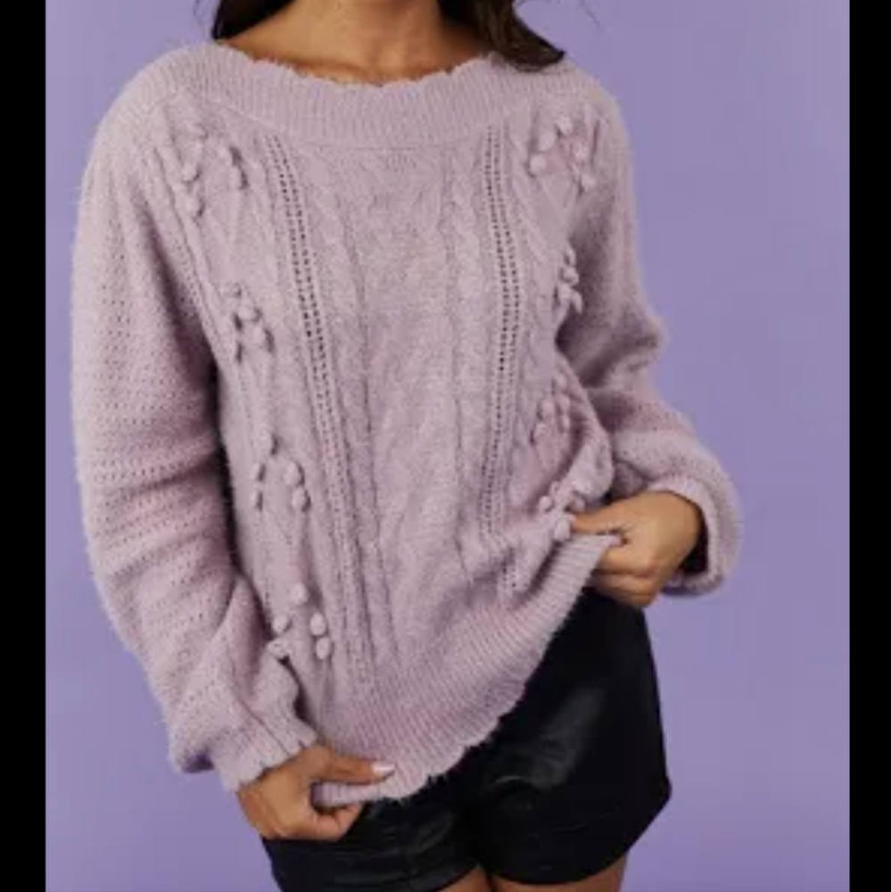 Lavender Sweater (L)